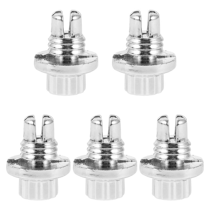 Silver Lug Nuts Set 5pcs for Car Truck Wheels Decorative Replacement Automotive Tire Accessories - Image 2