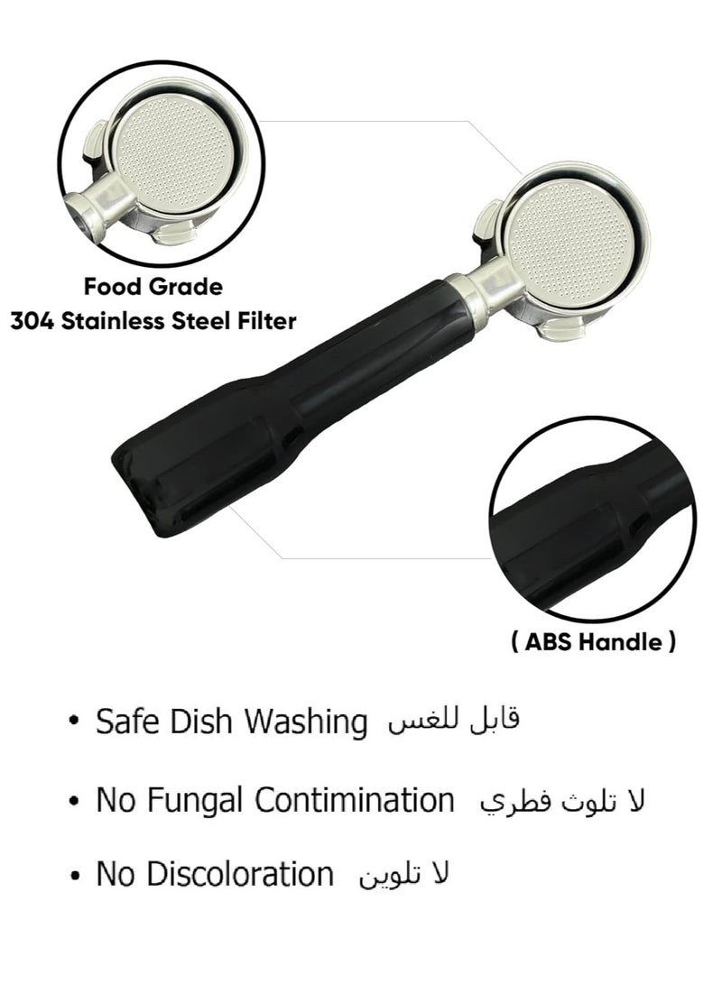 Bukela Coffee Portafilter, Stainless Steel Bottomless Portafilter 51mm compatible to DeLonghi EC680/EC685 and DeLonghi Dedica Coffee Machines - Image 3