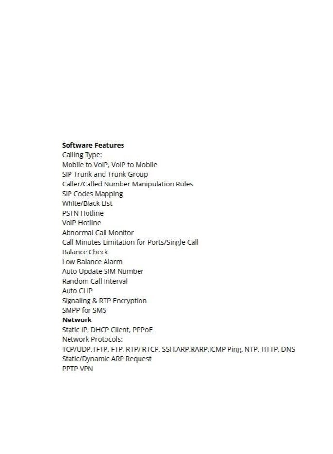 Dinstar UC2000-VE-8G 8 Port GSM VoIP Gateway - Image 3
