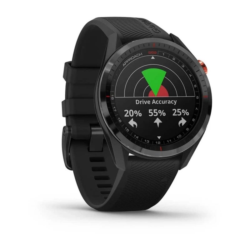 GARMIN ساعة Garmin 010-02200-00 Approach S62، ساعة GPS جولف متميزة، مع كادي افتراضي مدمج، خرائط وشاشة ملونة كاملة، سوداء - Image 2