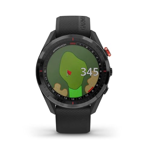 GARMIN ساعة Garmin 010-02200-00 Approach S62، ساعة GPS جولف متميزة، مع كادي افتراضي مدمج، خرائط وشاشة ملونة كاملة، سوداء - Image 3