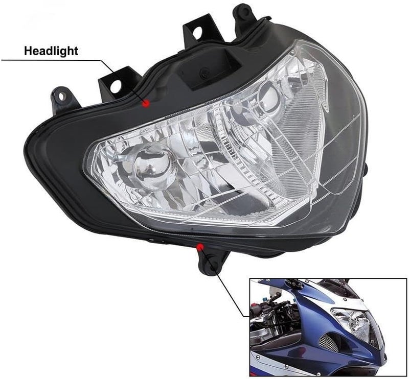 Yurefax Motorcycle Front Headlight for GSXR Models - Image 5