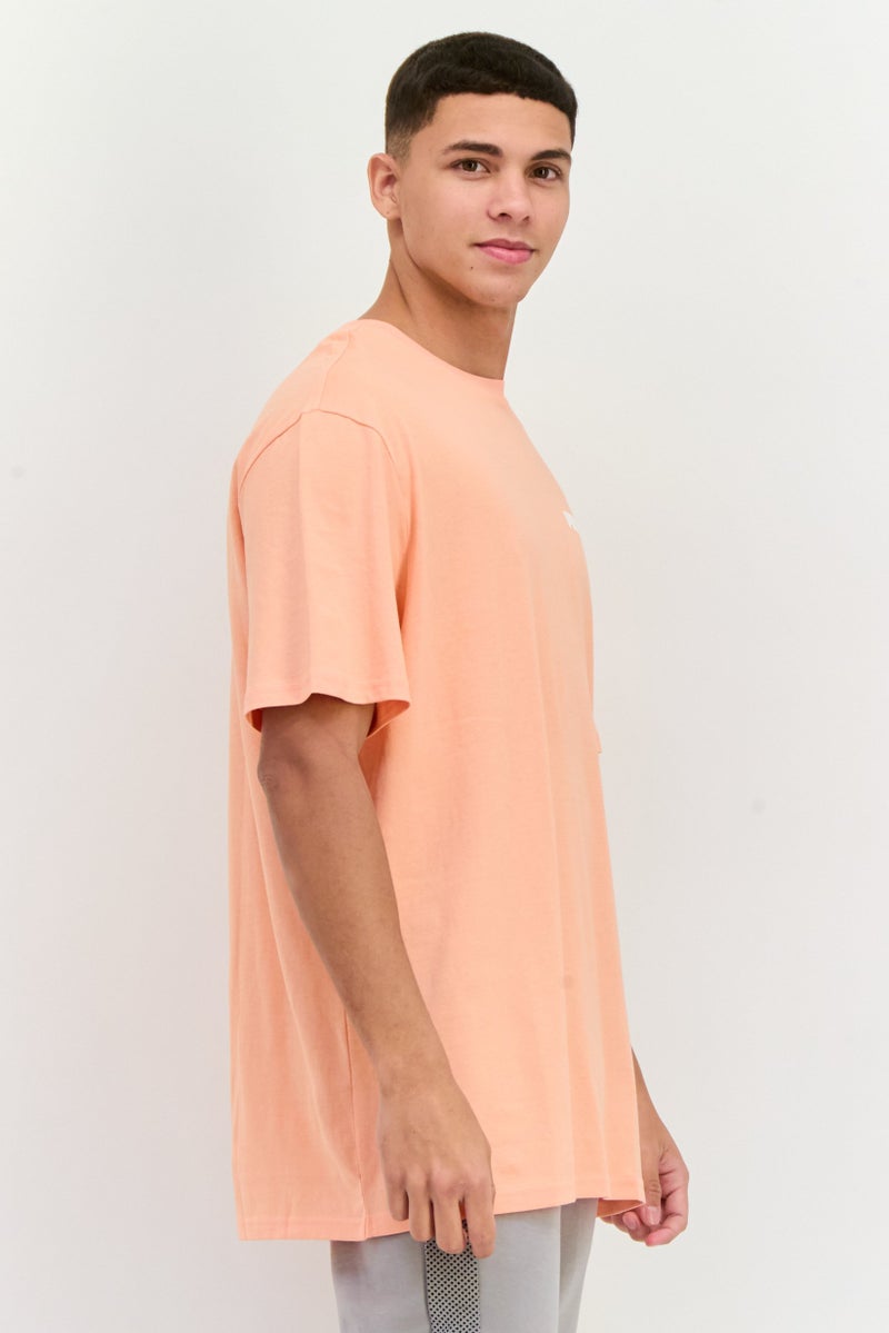 PUMA Men Relaxed Fit Short Sleeves Outdoor T-Shirt, Peach - Image 2