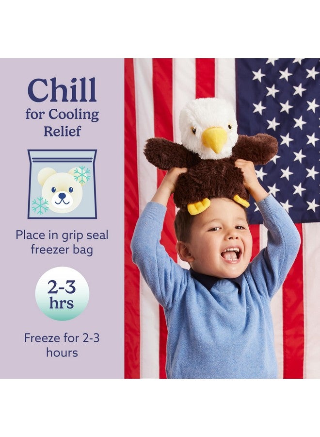 warmies Microwavable & Weighted Stuffed Animals, Eagle - Heated Stuffed Animal Plushie for Warmth & Comfort - Cute Soft Plush Toys for Adults & Children (Boys, Girls, Babies & Toddlers) - Image 5