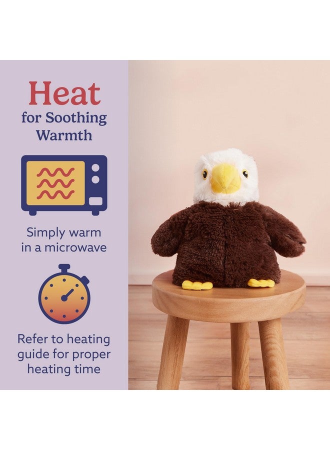 warmies Microwavable & Weighted Stuffed Animals, Eagle - Heated Stuffed Animal Plushie for Warmth & Comfort - Cute Soft Plush Toys for Adults & Children (Boys, Girls, Babies & Toddlers) - Image 4
