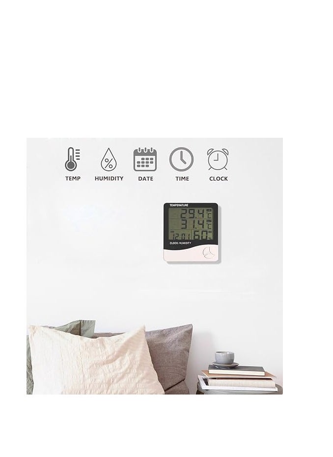 Relax Smart Indoor/Outdoor Thermometer White/Black/Grey 2-Piece  - Image 4