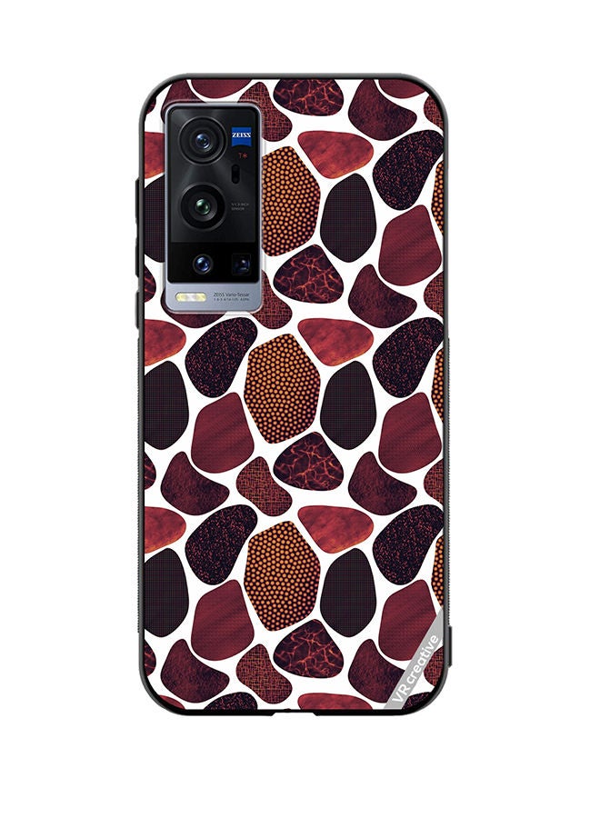 VR CREATIVE Protective Case Cover For Vivo X60 Pro Plus Texture Design Multicolour - Image 1