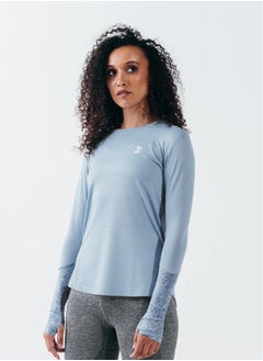 SIGMA FIT Sigma Fit FORGET ME NOT BASIC WOMEN LONG SLEEVE - M ,Color: light blue  - Image 4