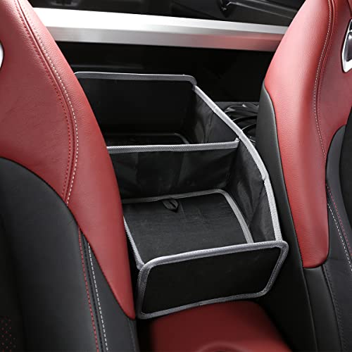 Daeiclru Car Seat Organizer Fit for Toyota Supra GR A90 A91 MK5 2018-2022, Storage Bag Between Seat, Interior Storage Organizer Accessories, Oxford Cloth (Black) - Image 2