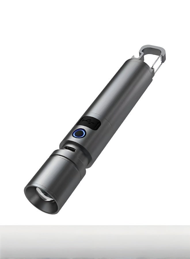 Telescopic zoom white laser long-range hook flashlight - Image 2