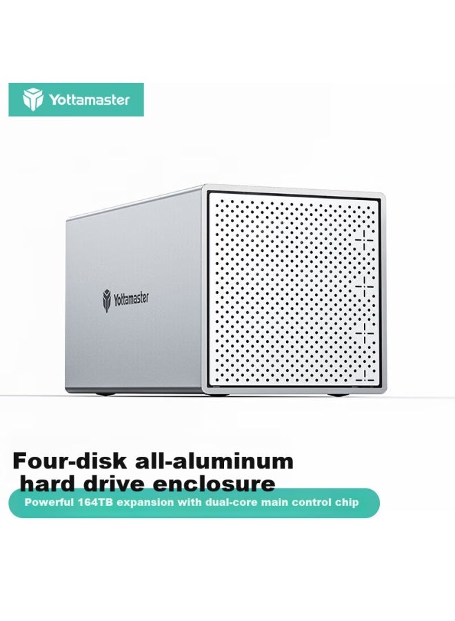 Yottamaster Hard Drive Enclosure Storage Cabinet For 2.5/3.5 Inch Sata Usb3.0 Hard Drive Cage For Solid State And Mechanical Hard Drives Compatible With Desktops