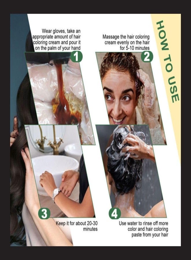 Nielies Hair Color Shampoo for Women and Men - 500ml Instant Herbal Essence, Permanent Dye for Grey Hair, 3 in 1 Black - Image 3