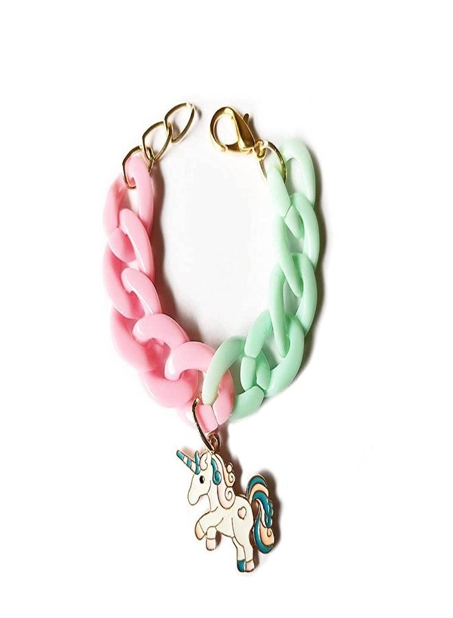 ANISHOP unicorn kids girls bracelet colorful adjustable size bracelet