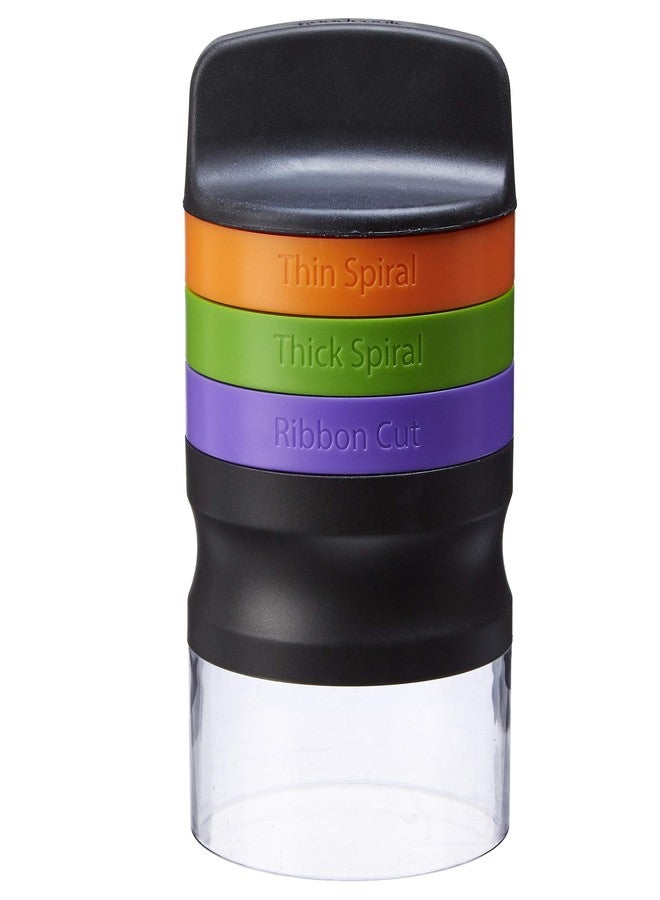 GoodCook Good Cook 10807 Spiralizer Handheld Vegetable Slicer, 3 in 1 Heavy Duty Veggie Spiral Cutter - Zoodle Pasta Spaghetti Maker for Low Carb/Paleo/Gluten-Free Meals - Image 1