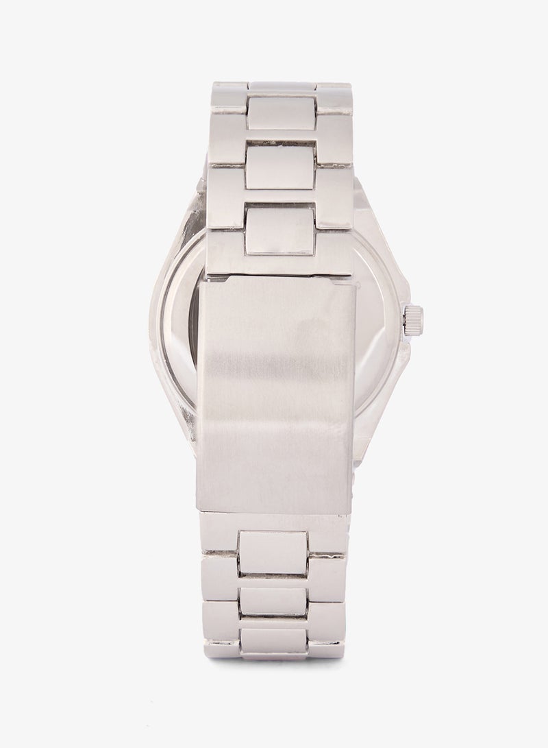 روبرت وود ساعة يد معدنية بعقارب - Image 4