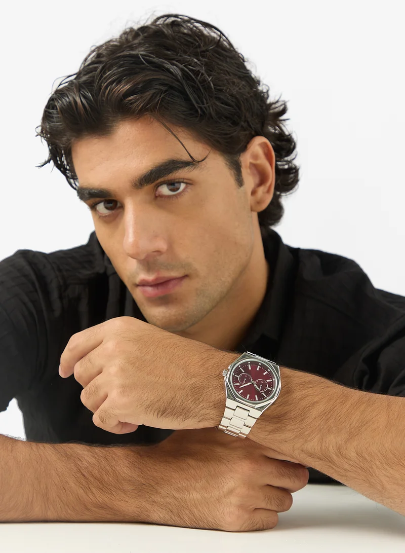 Robert Wood  Metal Strap Analogue Watch for Men | Best Price UAE