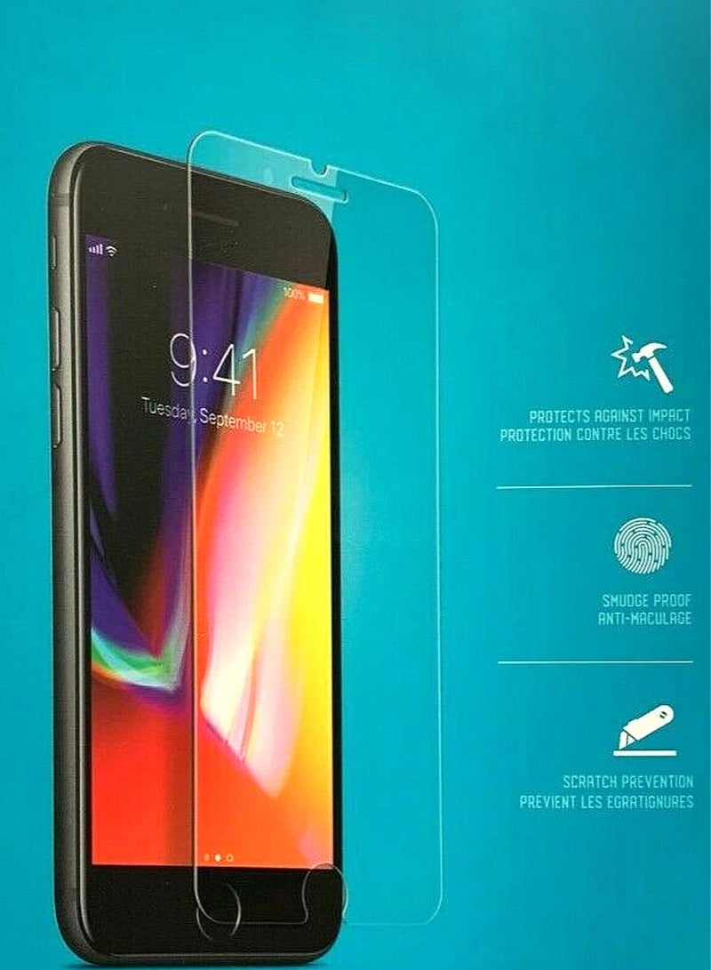 جيماكس حافظة بحواف منحنية فائقة الدقة 9H، واقي شاشة من الزجاج المقوى بالغراء الكامل لهاتف Apple Iphone 8 Plus / Iphone 7 Plus شفاف - Image 4