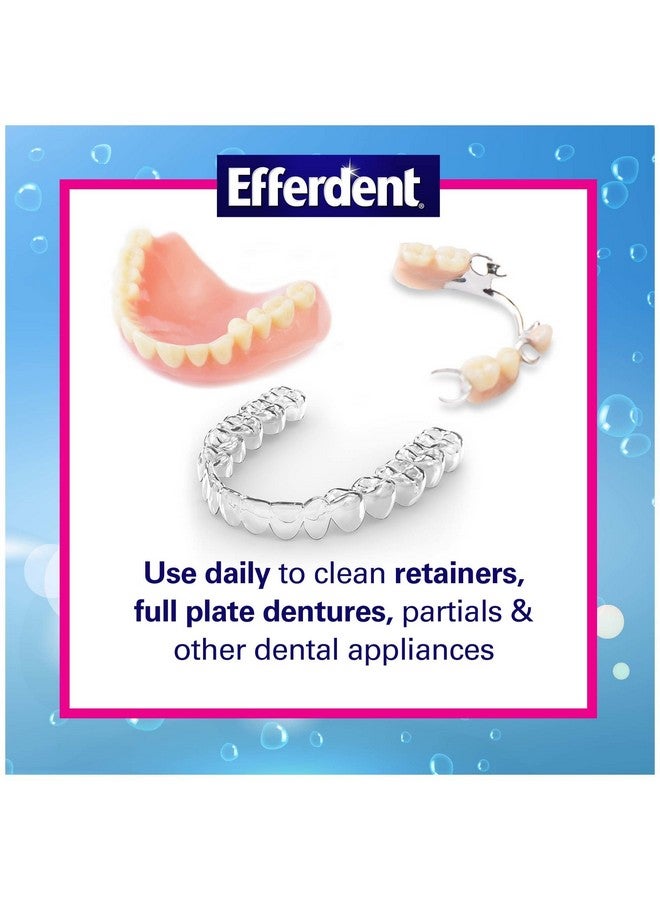Efferdent Efferdent Denture Cleanser Tablets, Complete Clean, Tablets, Multicolor, 252 Count - Image 4