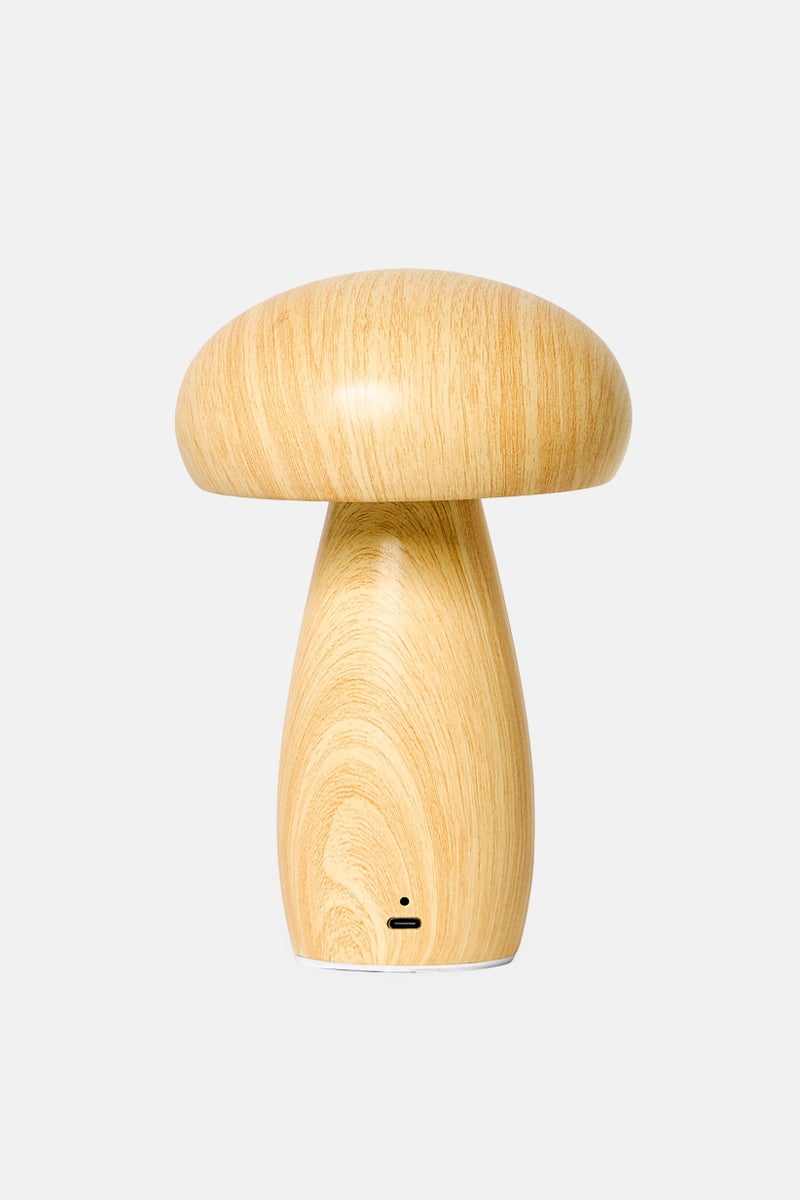 YOTO Mushroom Table Lamp, Brown - Image 4