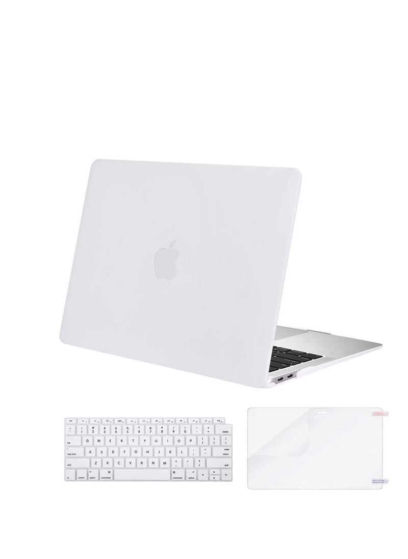 RDN - MacBook Air 13 inch Case With Keyboard and Screen Protector M1  Slim Plastic Matte Hard Cover Compatible Air 13.3 inch Retina Display - Image 1