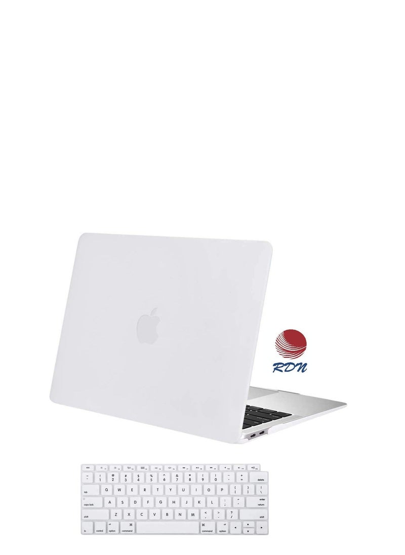 RDN - MacBook Air 13 inch Case With Keyboard and Screen Protector M1  Slim Plastic Matte Hard Cover Compatible Air 13.3 inch Retina Display - Image 1