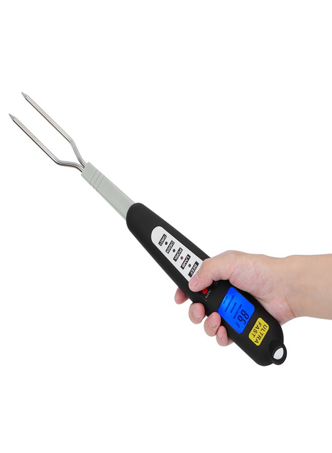 Digital Meat BBQ Thermometer Cooking Fork Instant Read Dual Probe LED Display - Image 5