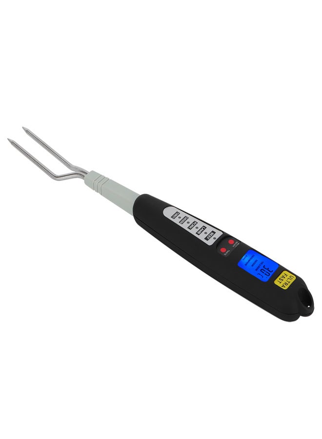 Digital Meat BBQ Thermometer Cooking Fork Instant Read Dual Probe LED Display - Image 4