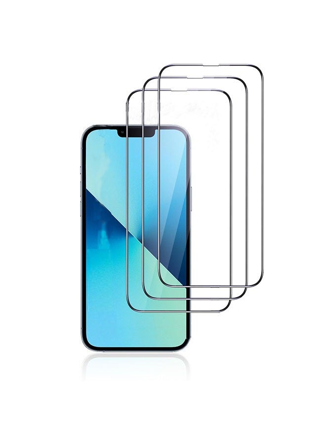 3 - قطعة حامي الشاشة على اي فون 14 و [ 6.7 بوصة ] شاشات الكريستال السائل ، سهلة التركيب ، فائقة الوضوح ، صلابة 9H ، ومكافحة الصفر - Image 1