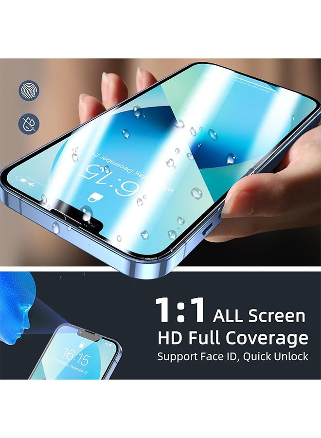 3 - قطعة حامي الشاشة على اي فون 14 و [ 6.7 بوصة ] شاشات الكريستال السائل ، سهلة التركيب ، فائقة الوضوح ، صلابة 9H ، ومكافحة الصفر - Image 5