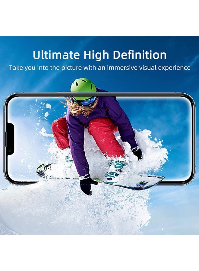 3 - قطعة حامي الشاشة على اي فون 14 و [ 6.7 بوصة ] شاشات الكريستال السائل ، سهلة التركيب ، فائقة الوضوح ، صلابة 9H ، ومكافحة الصفر - Image 3