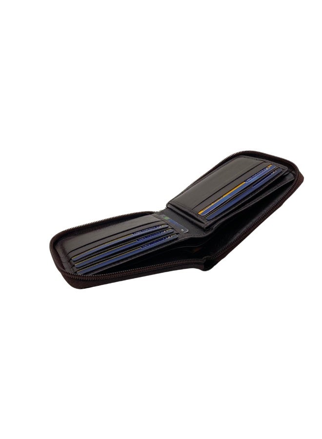 LAVERI LEATHER Fullzip leather mens Wallet #4094NZ - Image 5