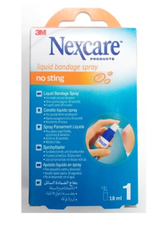 Nexcare - 3M Nexcare Liquid Bandage Spray 18Ml - Image 1