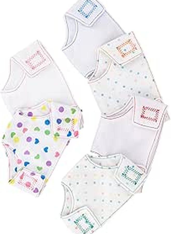6Pcs Reusable Doll Diapers Adjustable Tape Soft Comfortable Material for Pretend Play