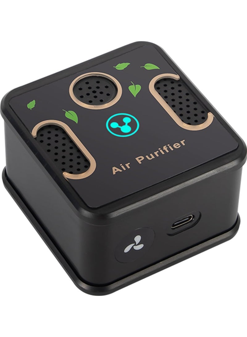 إكسفور جهاز إزالة الروائح الكريهة المؤين، جهاز تنقية الهواء المؤين الهادئ المحمول للمنزل وغرفة النوم والمرحاض والمطبخ والحيوانات الأليفة والدخان والسيارة (قطعة واحدة) - Image 1