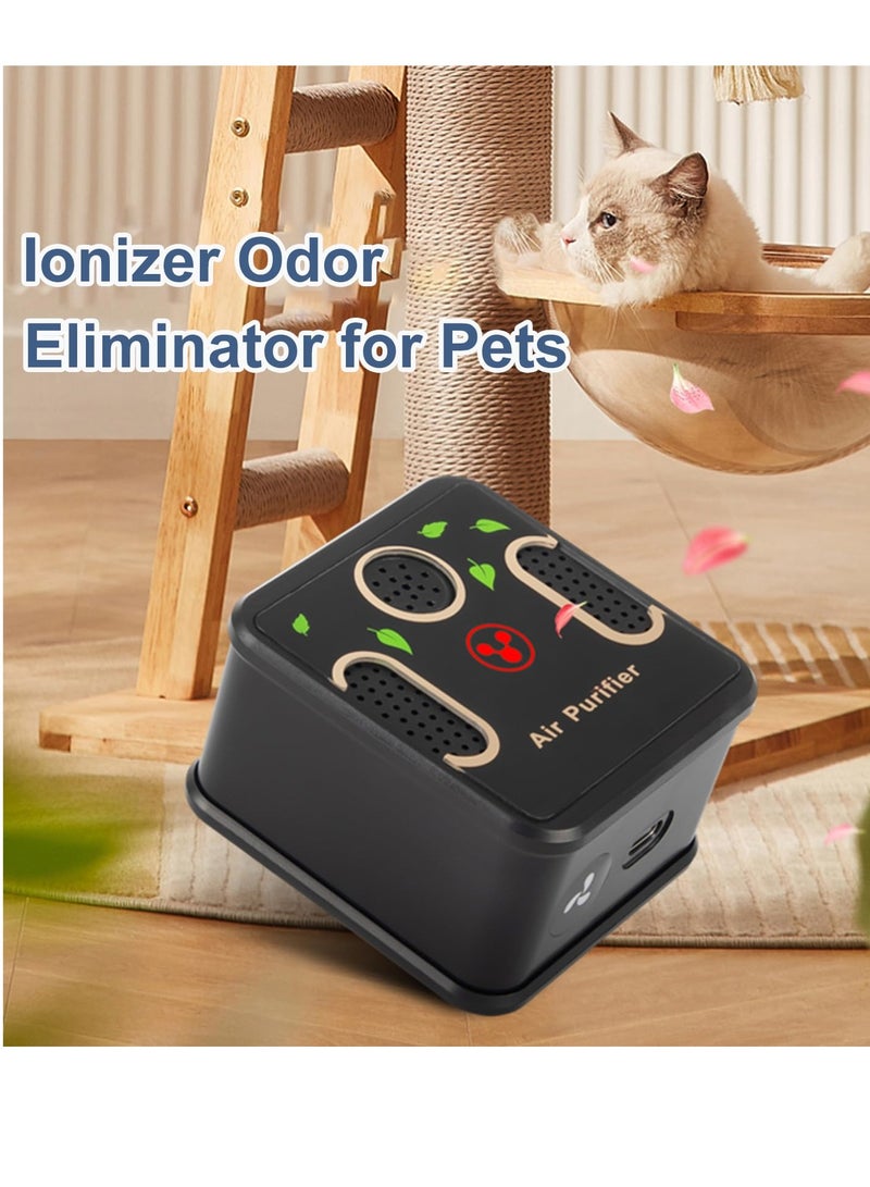 إكسفور جهاز إزالة الروائح الكريهة المؤين، جهاز تنقية الهواء المؤين الهادئ المحمول للمنزل وغرفة النوم والمرحاض والمطبخ والحيوانات الأليفة والدخان والسيارة (قطعة واحدة) - Image 4