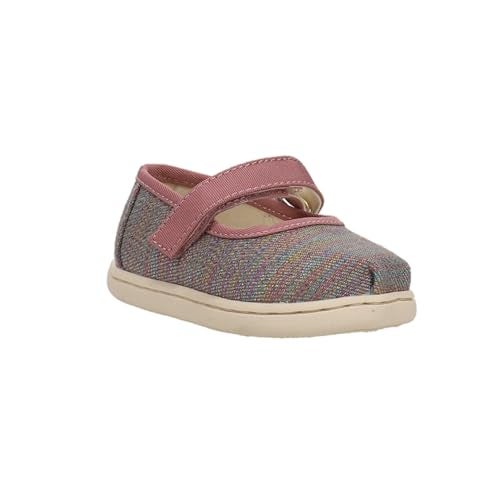 TOMS Toddler Girls Glimmer Mary Jane Flats Casual - Pink - Size 4 M - Image 3