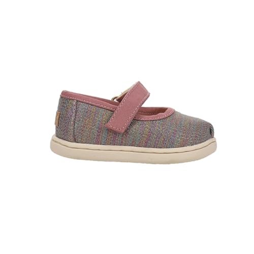 TOMS Toddler Girls Glimmer Mary Jane Flats Casual - Pink - Size 4 M - Image 2