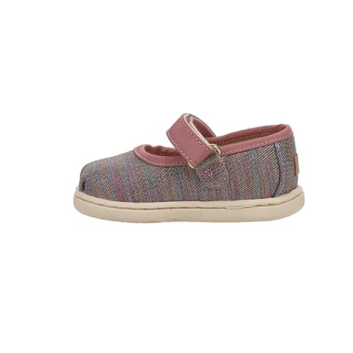 TOMS Toddler Girls Glimmer Mary Jane Flats Casual - Pink - Size 4 M - Image 4