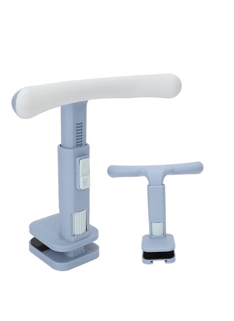 Children's sitting posture corrector, adjustable T-shaped reading and writing posture trainer (blue)