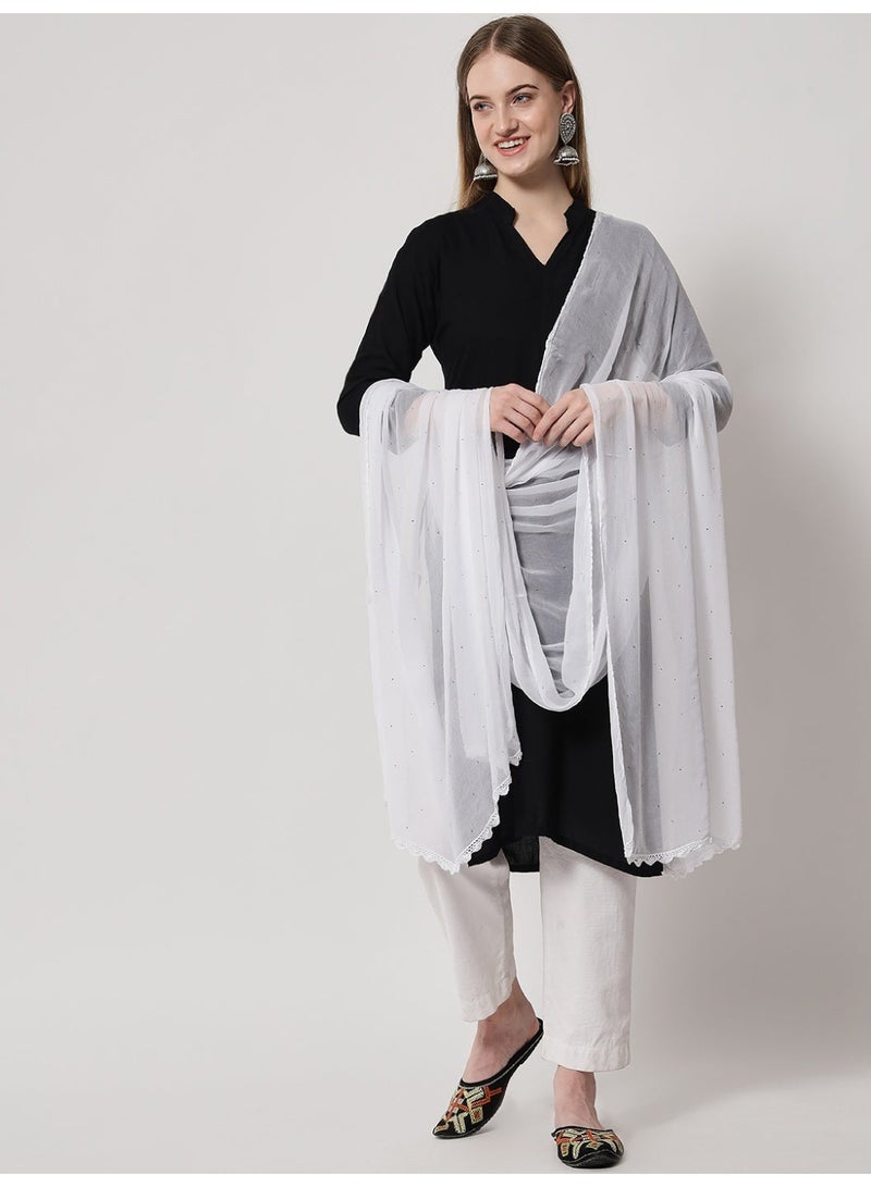 الايا دوباتا شيفون نسائية بتطريز مكايش - Image 4