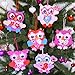 Winlyn 24 Sets Valentines Day Craft Kits Heart Crafts DIY Owl Ornaments Decorations Art Sets Foam Owl Heart Stickers for Kids Party Classroom Activities Gift Exchange - Image 4