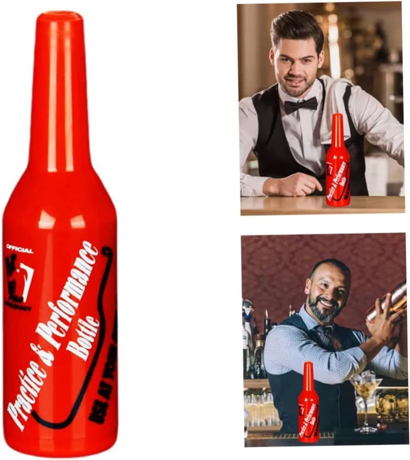 THW® Bartender Practice & Performance Bottle, Color- Red - Image 1