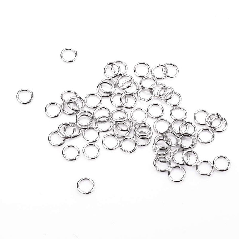BEADIA Open Jump Rings Sliver 0.9x10mm 200pcs for DIY Jewelry Making Supplies - Image 4