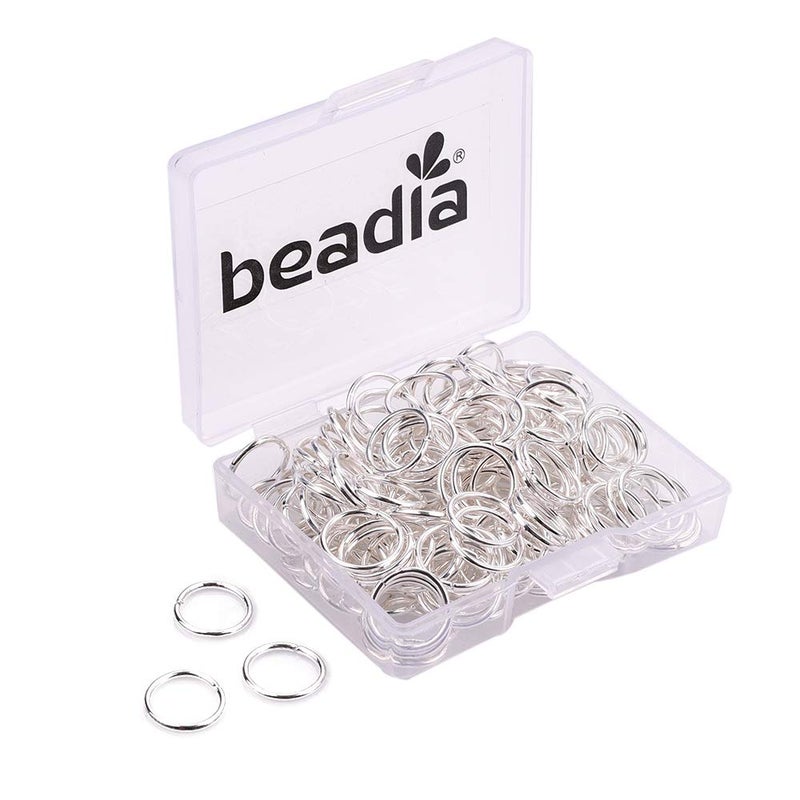 BEADIA Open Jump Rings Sliver 0.9x10mm 200pcs for DIY Jewelry Making Supplies - Image 1