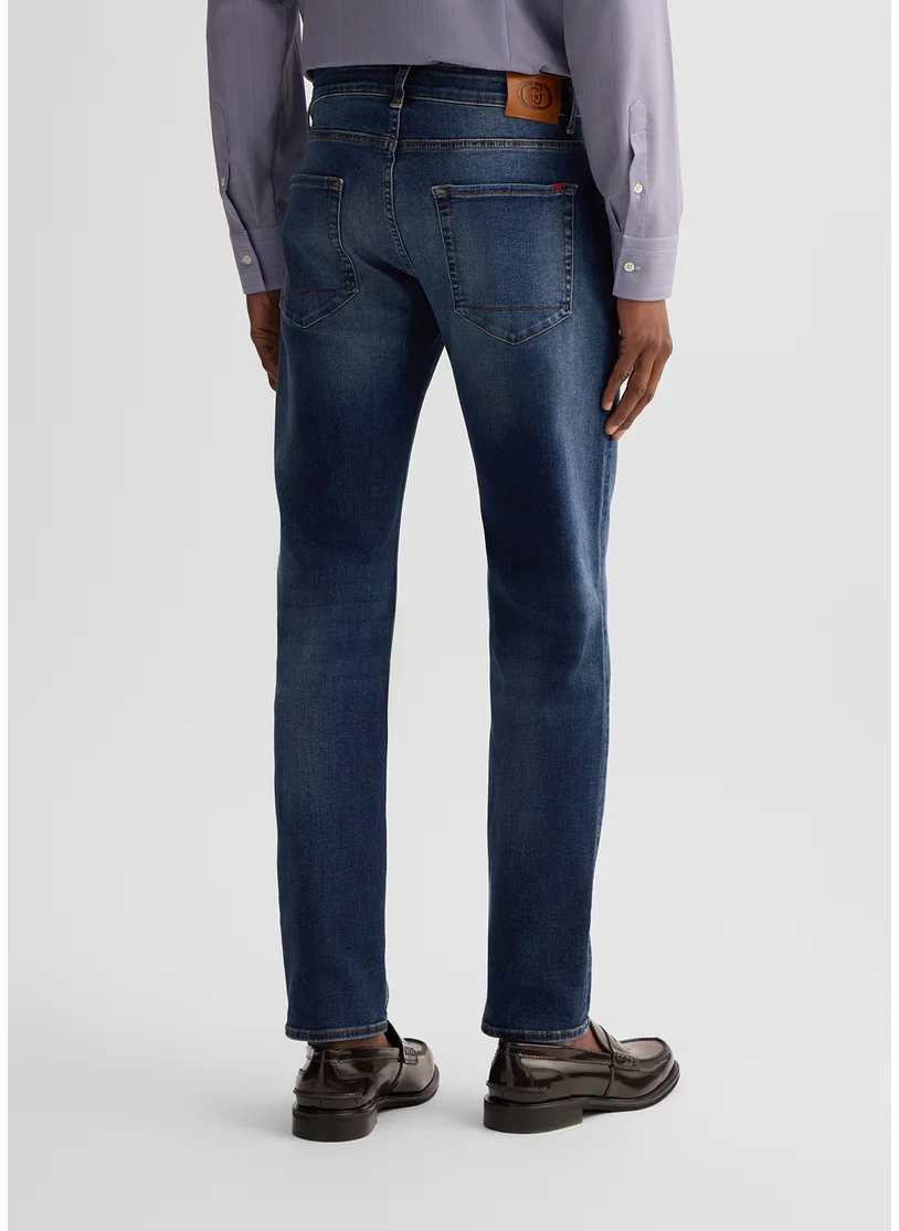ليو جو Slim-Fit Dark Jeans