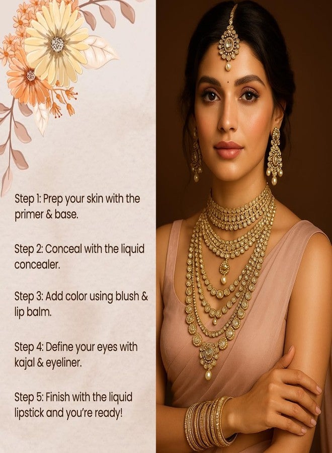 Coloressence مجموعة مستحضرات التجميل الأساسية من كولوريسنس مع 10 منتجات متميزة | مقاومة للماء ومضادة للتلطخ | مجموعة مكياج متعددة الاستخدامات كاملة - Image 5