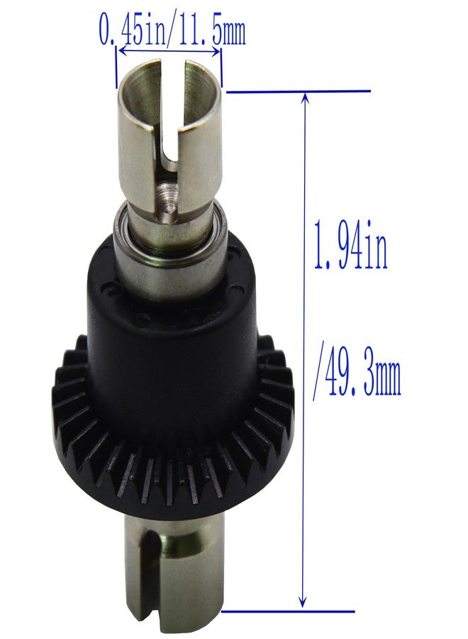 Blomiky 16420G Front Gears Differential Assembly Set Suitable for MJX Hyper Go 1/16 H16PL H16GT H16DR H16BM 1/14 H14BM H14PL 14209 14210 RC Trucks / 14210 Front Diff - Image 3