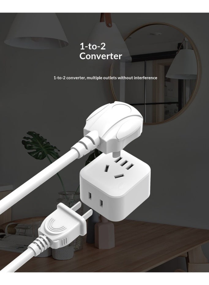 British Standard Adapter Plug Travel Plug Adapter, Three-Prong Socket, Travel Multi-Functional Power Converter - Image 4