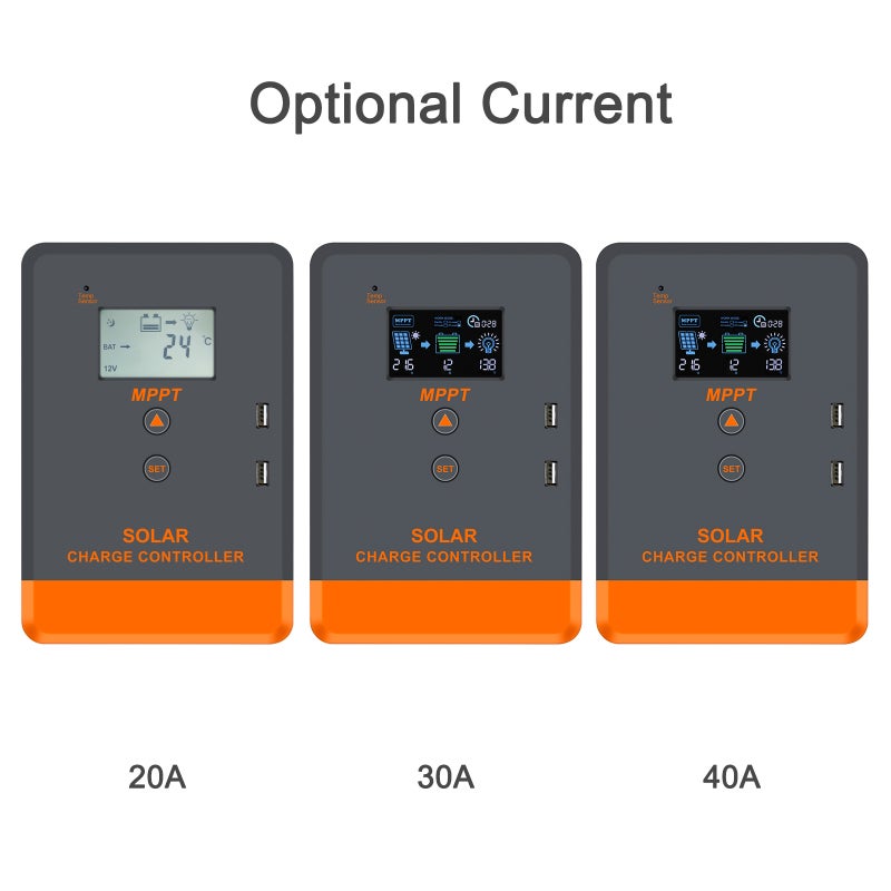 Mppt Solar Controller 30A 99.5% Tracking Efficiency - 97% Conversion Efficiency Lcd Display Solar Controller for 12Volt/24Volt Pv Array Systems - Image 4
