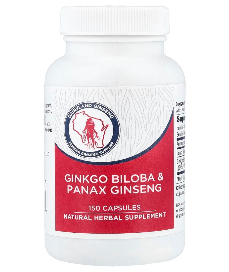 Ginkgo Biloba & Panax Ginseng 150 Capsules